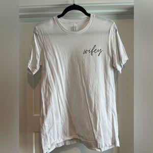 Wifey bride t-shirt